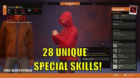 state of decay 2 special skills